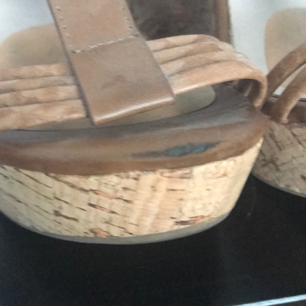 Aldo Brown Stappy Wedges - Picture 4 of 4